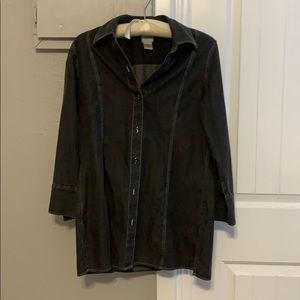 Chico’s Non-Iron Button-Front Blouse